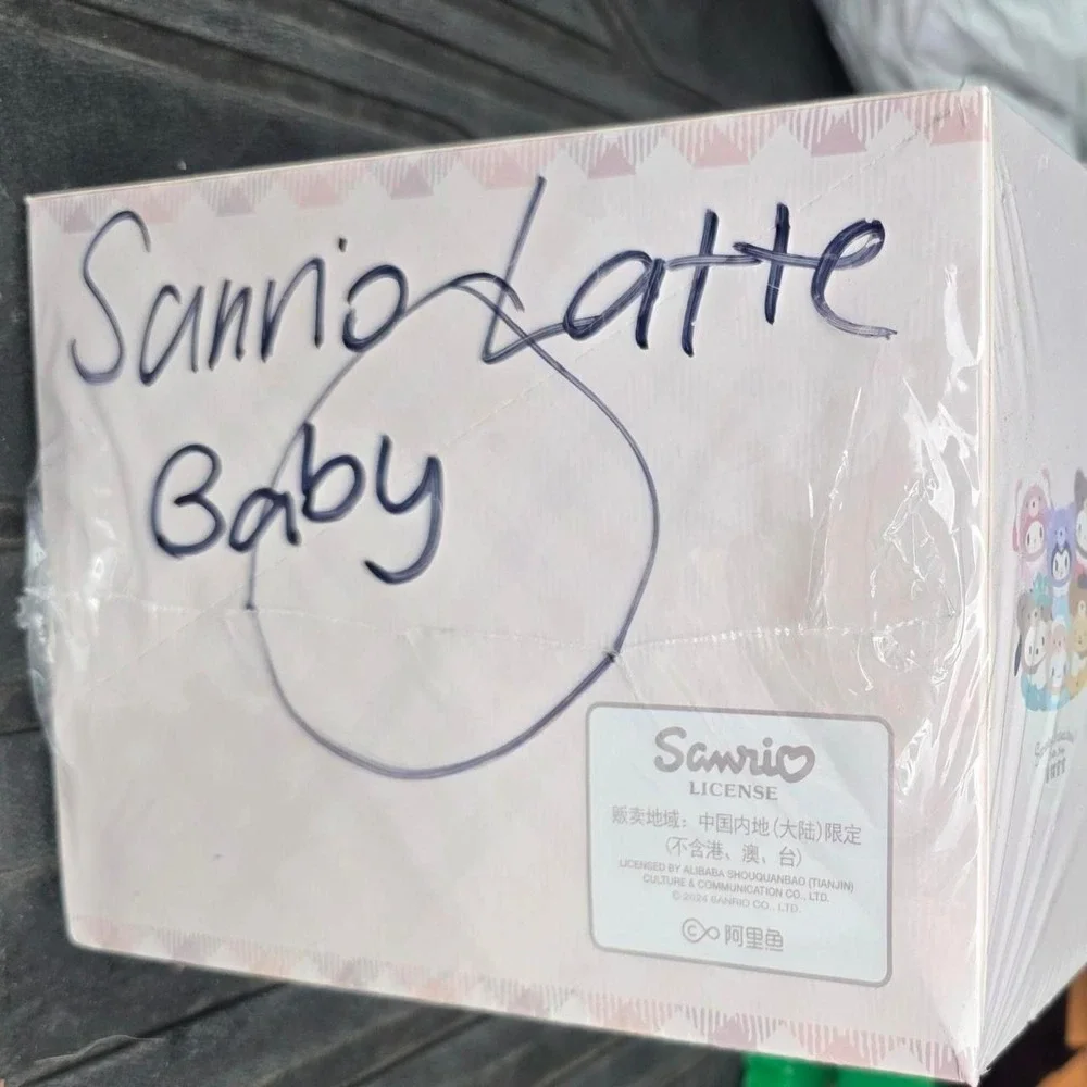 sanrio Latte Baby Vinyl Plush sealed case
